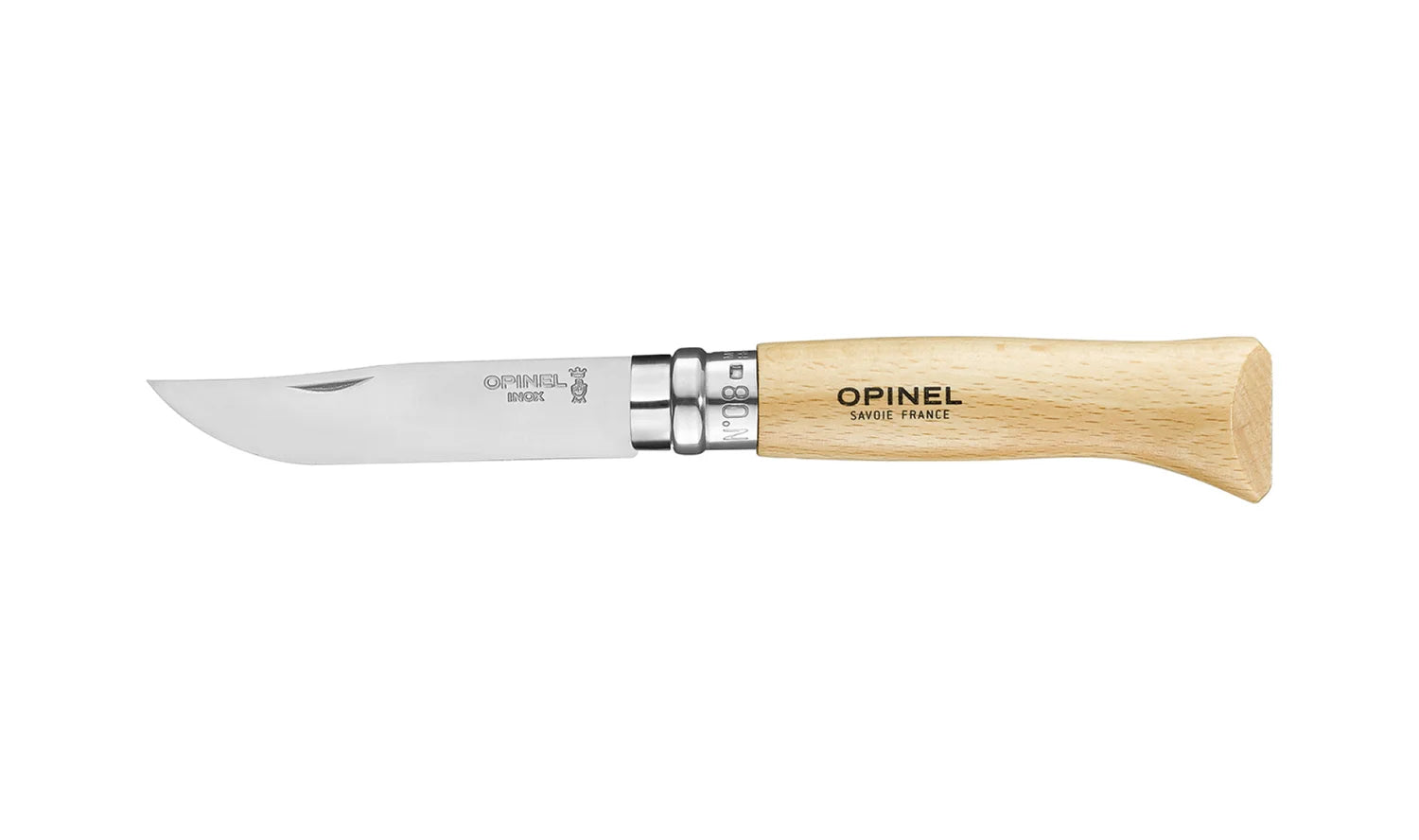 Opinel N. 08 coltello con Impugnatura incisa tema Arrampicata
