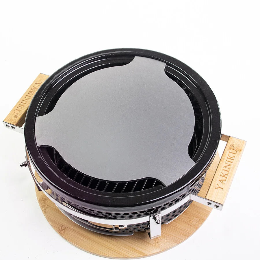 Yakiniku Piastra Teppanyaki Tonda per Shichirin Ø29x0,5 cm – Acciaio Inox
