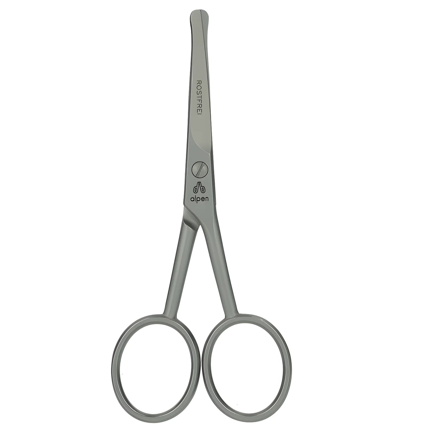 Alpen forbici inox con puntetonde per peli naso e orecchie 4" (10 cm.) 5404.40
