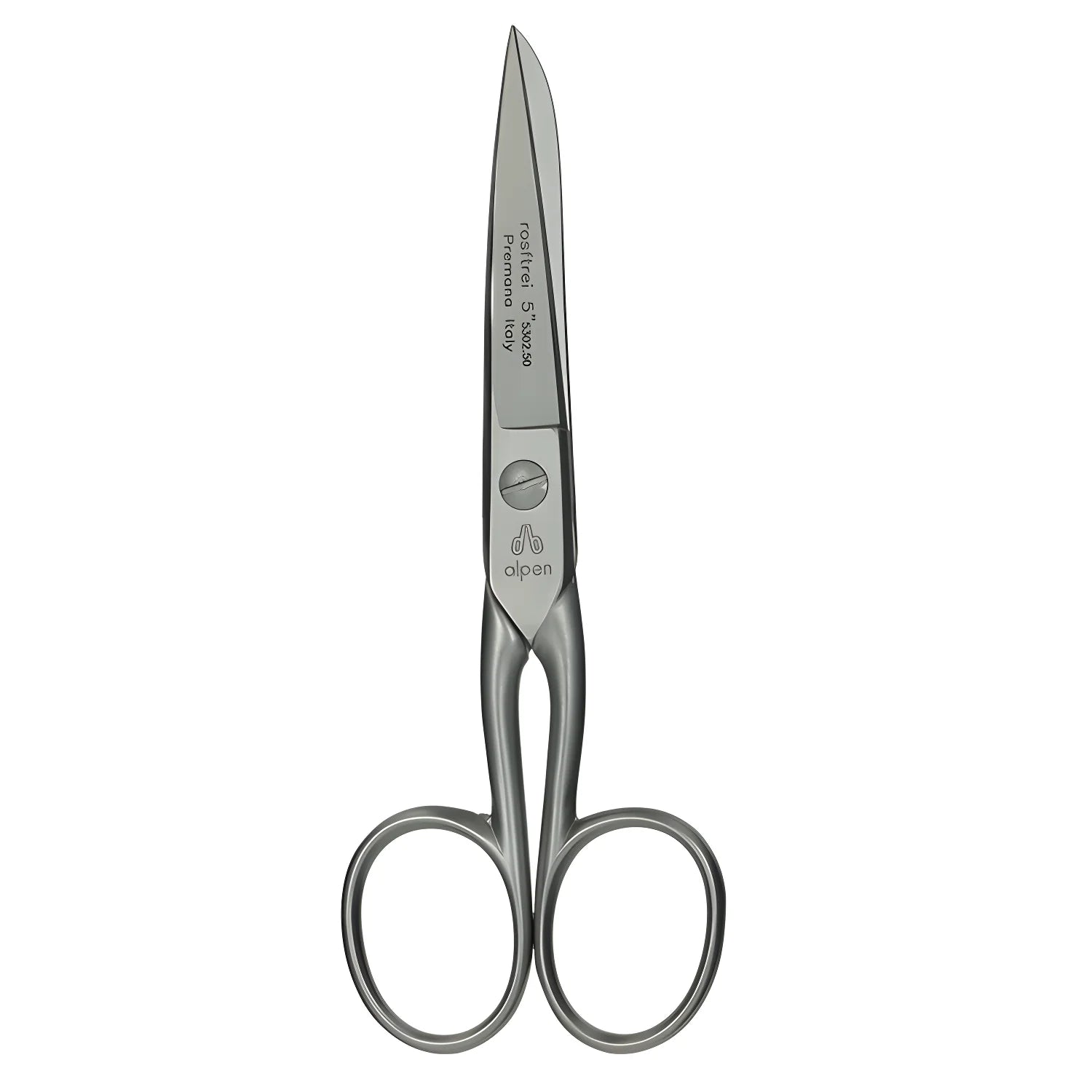 Alpen forbici inox con puntetonde per peli naso e orecchie 4" (10 cm.) 5404.40