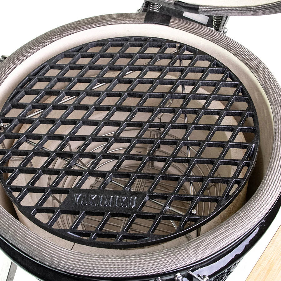 Yakiniku Griglia in Ghisa per Kamado Medium Ø41,1x1,5 cm – Marchiatura a Diamante