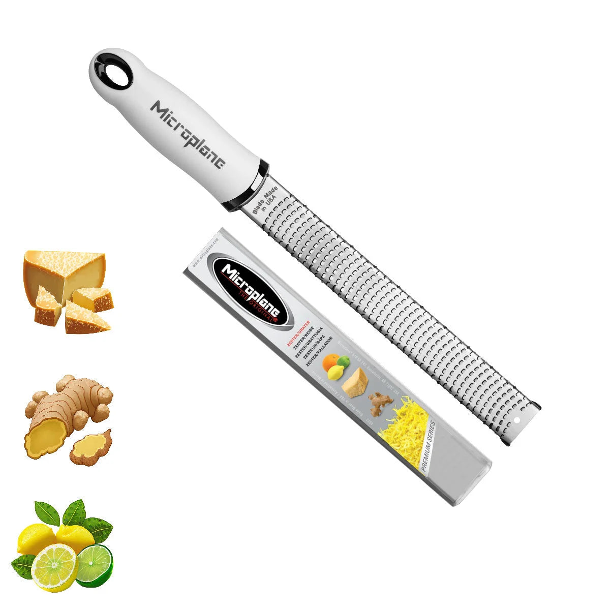 Microplane Grattugia Zester Premium giallo ocra 46623