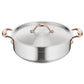 Lagostina Accademia Lagofusion Casseruola Fonda 14 cm 1 Manico | Acciaio Inox 18/10, Induzione