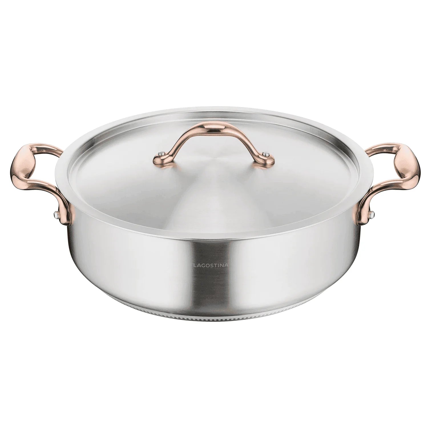 Lagostina Accademia Lagofusion Casseruola Fonda 14 cm 1 Manico | Acciaio Inox 18/10, Induzione
