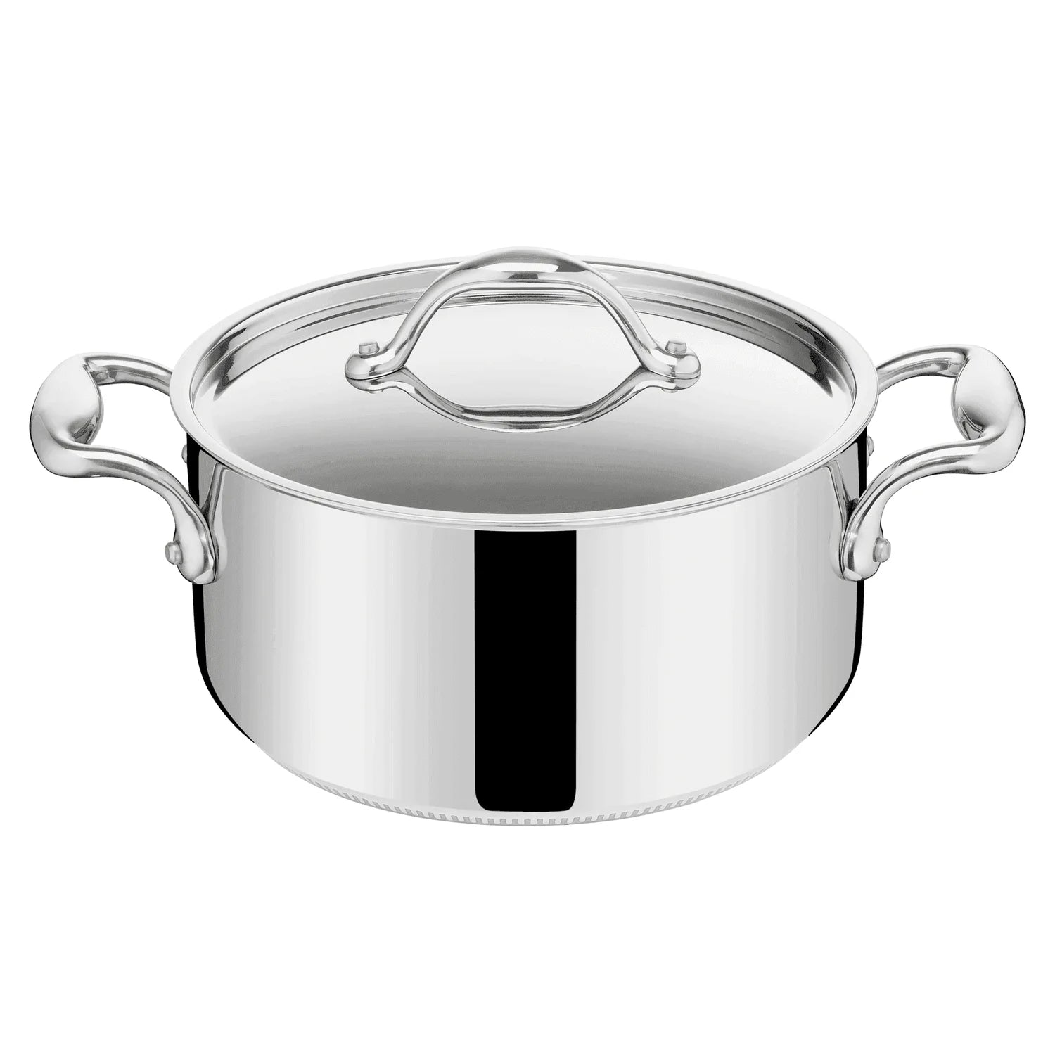Lagostina Accademia Lagofusion Casseruola Fonda 16 cm 2 Maniglie | Acciaio Inox 18/10, Induzione