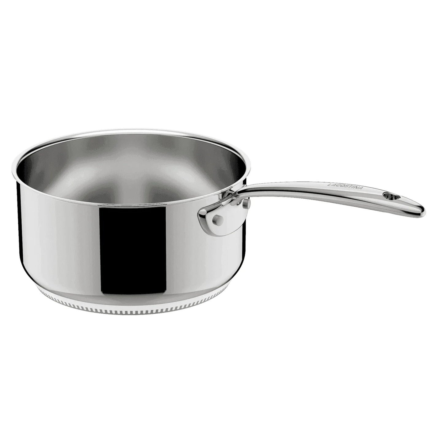 Lagostina Accademia Lagofusion Casseruola Fonda 16 cm 2 Maniglie | Acciaio Inox 18/10, Induzione