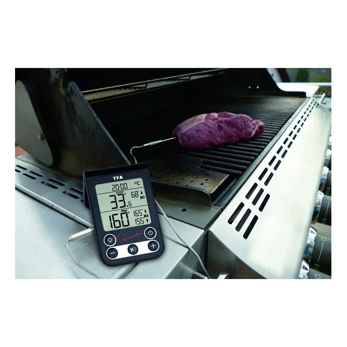 Termometro digitale barbecue TFA 14.1504