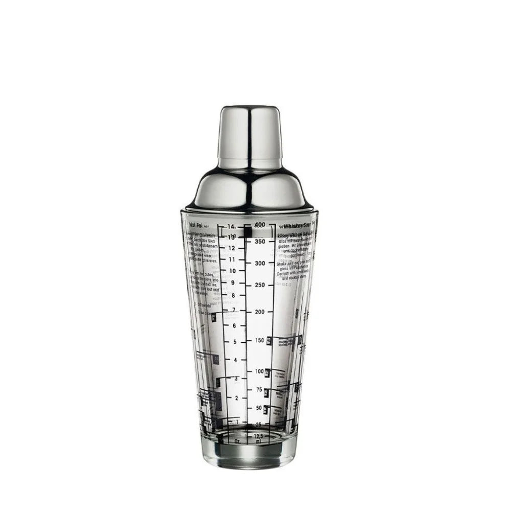 Cilio Shaker per cocktail in acciaio inox opaco 500 ml.