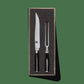 KAI Shun Set da Arrosto – Coltello 20 cm e Forchettone Damascato DMS-200