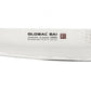 Global SAI-02 cm. 21 coltello da cucina tranciante martellato