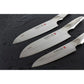 Global SAI-02 cm. 21 coltello da cucina tranciante martellato