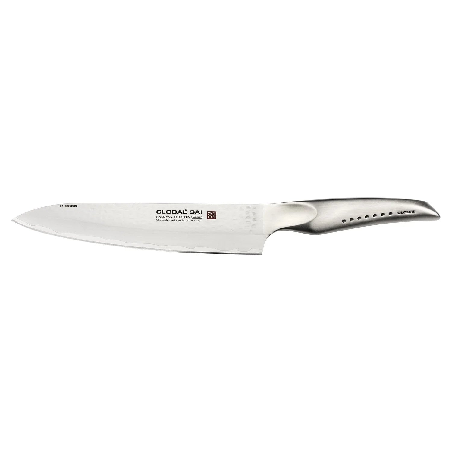 Coltello da cucina x verdure martellato Global SAI 21cm. SAI-04