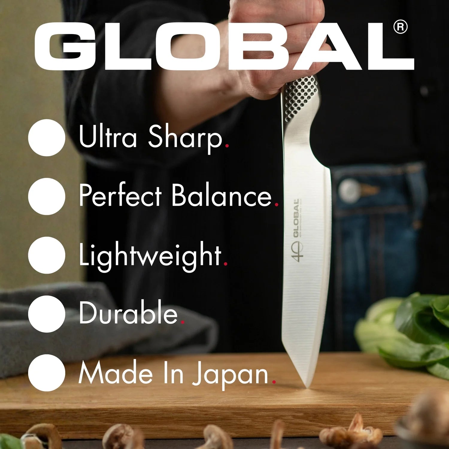 Coltello per verdure 18 cm. Global G-05
