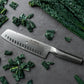 Coltello cucina Nakiri x verdure lama alveolata cm18 Global G-81