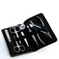Alpen custodia in pelle nera per forbici da manicure AP-CF