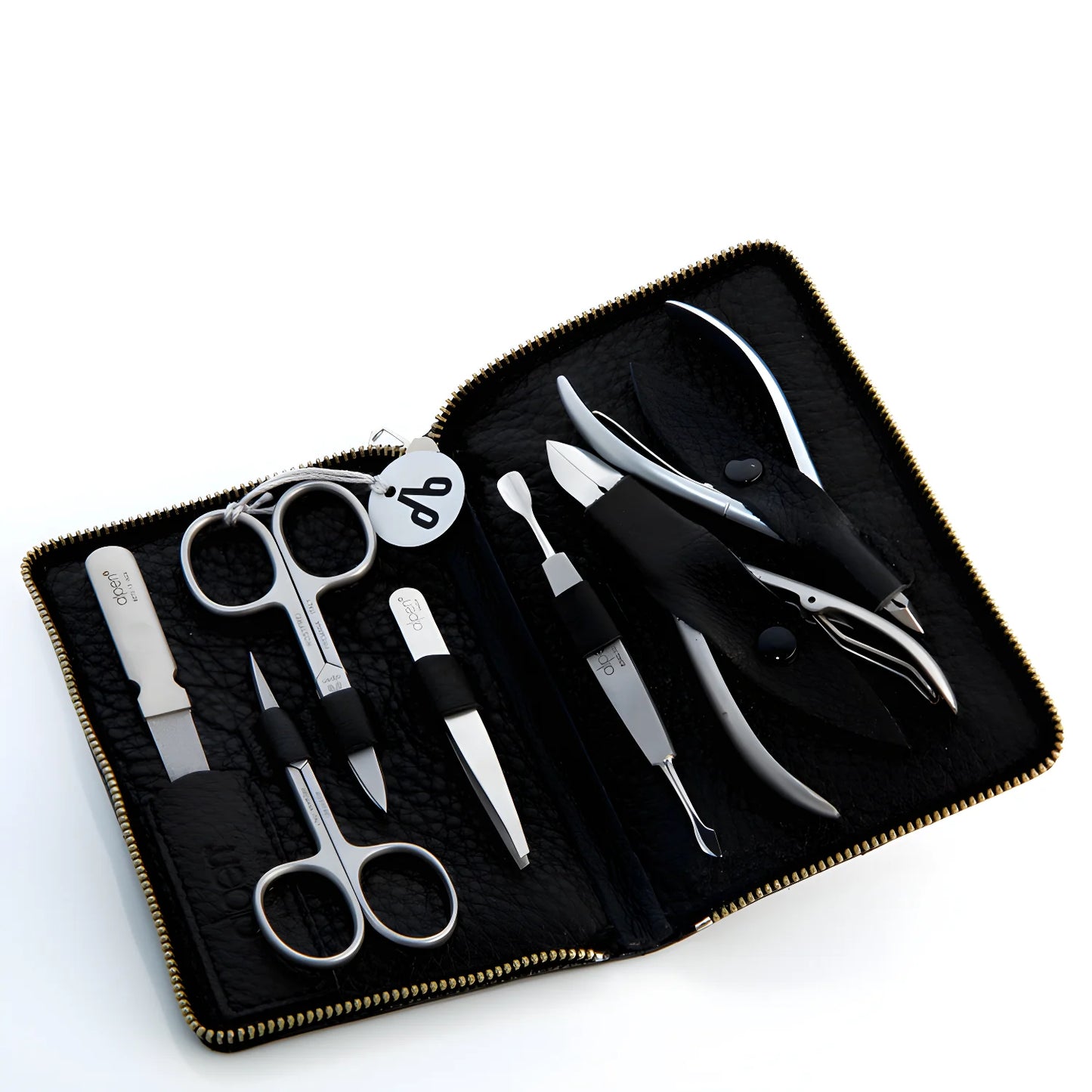 Alpen custodia in pelle nera per forbici da manicure AP-CF