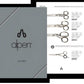 Alpen custodia in pelle nera per forbici da manicure AP-CF