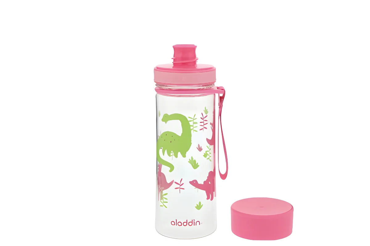Aladdin La mia prima bottiglia d'acqua Aveo 350 ml rosa Dino