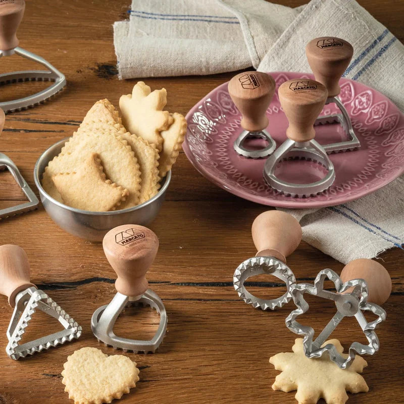 Marcato set biscotti per Natale a stella +ricettario XPR-008-blu