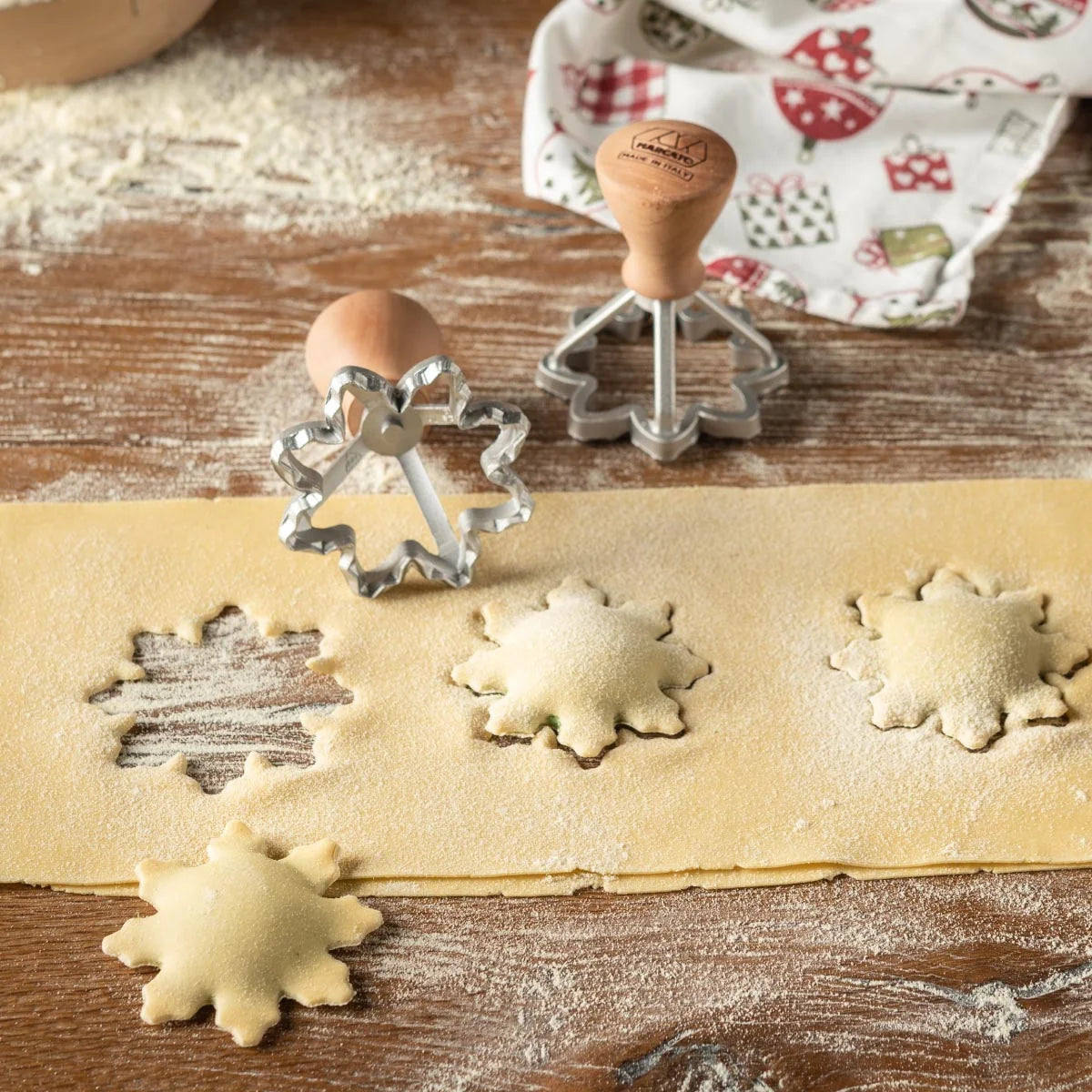 Marcato set biscotti per Natale tondi + ricettario XPR-008-VER
