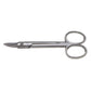 Forbici unghie lama corta 4"(cm.10,16)inox satinate Robur0251/56