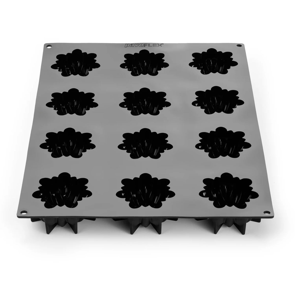 Stampo in silicone platonico multiporzione tre disegni FR051RSS