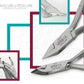 Atrezzo spingi pelle due usi manicure pedicure inox 5195
