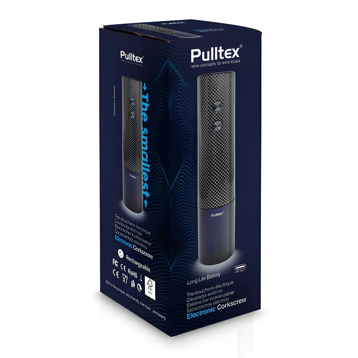 Pulltex Cavatappi elettrico Monza Compact Evolution cm Ø4,3x18,5