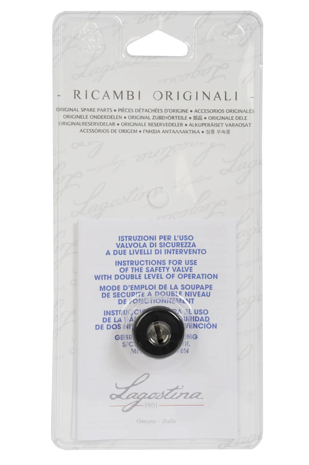 Lagostina ricambio originale valvola unificata ed adattatore