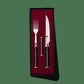 Kai Shun Set di due coltelli damascati DMS220, il coltello universale DM-0701, e il coltello trinciante da cuoco DM-0706