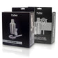 Pulltex Set barman cocktail inox Basic a 3 pezzi cm 23x17x11