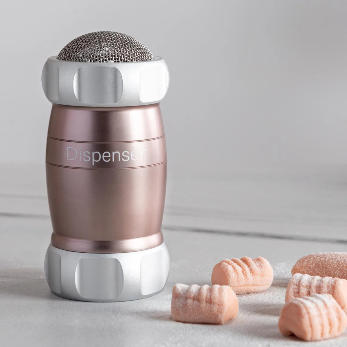 Marcato dispenser spargi farine zucchero e cacao Grigio