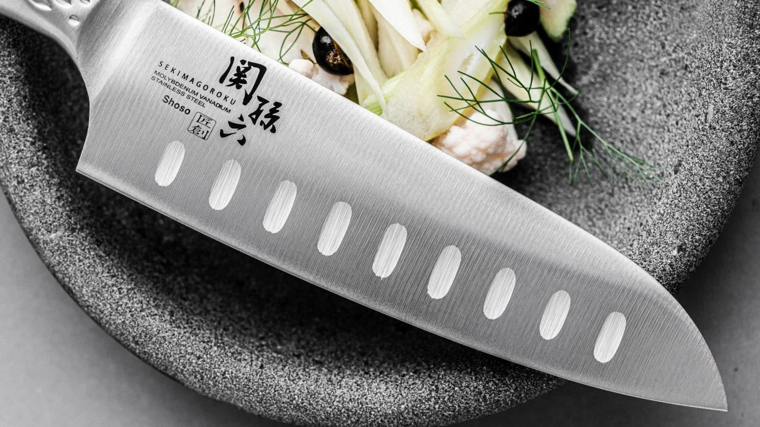 KAI Seki Magoroku Shoso Coltello da Pane 21 cm – Lama Ondulata Inox AB-5167