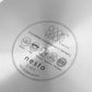 Cookvision Nesto | Batteria di Pentole Salvaspazio 24 Pezzi | Acciaio Inox 18/10 | Induzione