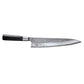 Suncraft Senzo Classic coltello Usuba Nakiri damascato martellato VG10 - 18 cm