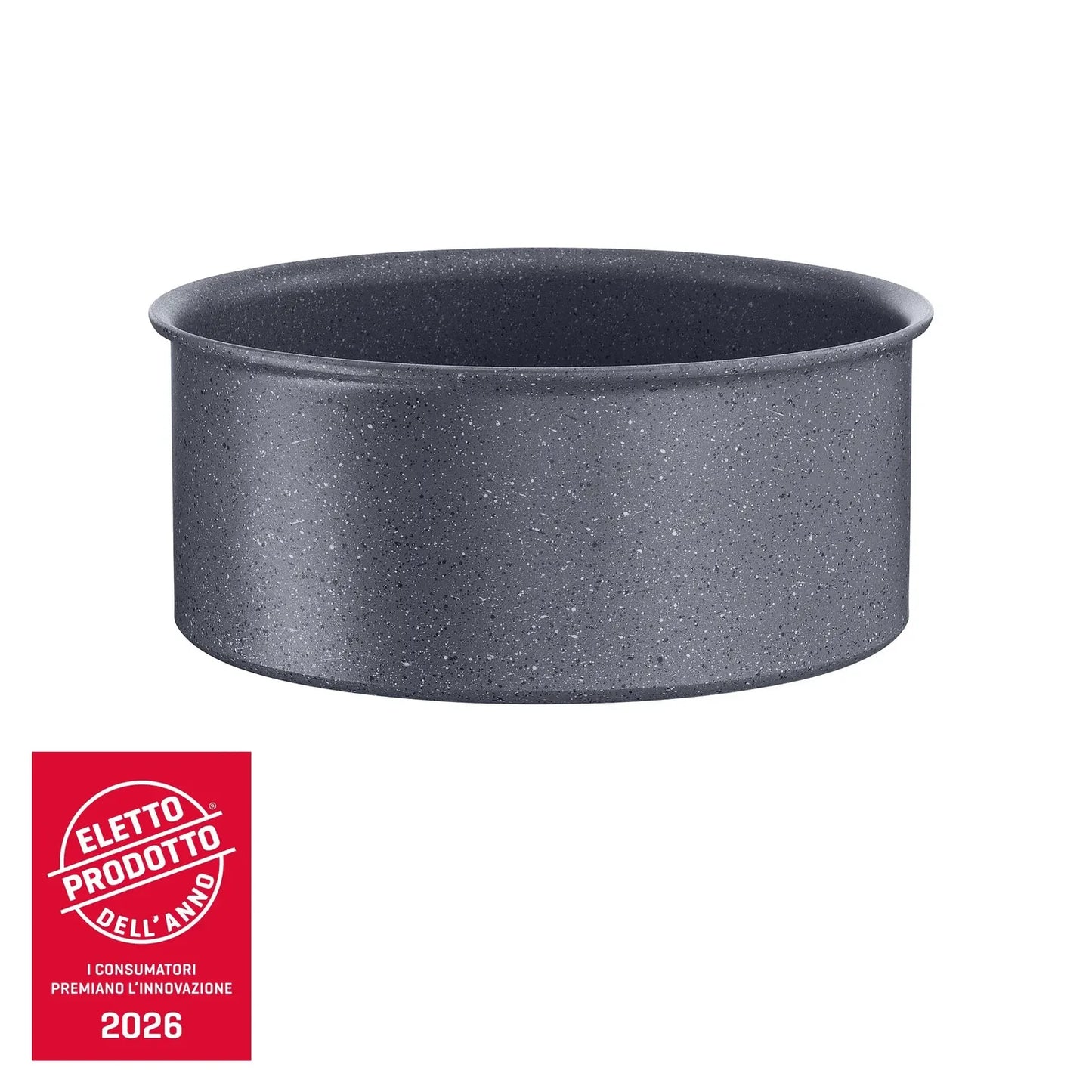 Lagostina Ingenio Mineralis Green Set 3 Pz | Antiaderente Salvaspazio, Manico Rimovibile, Induzione