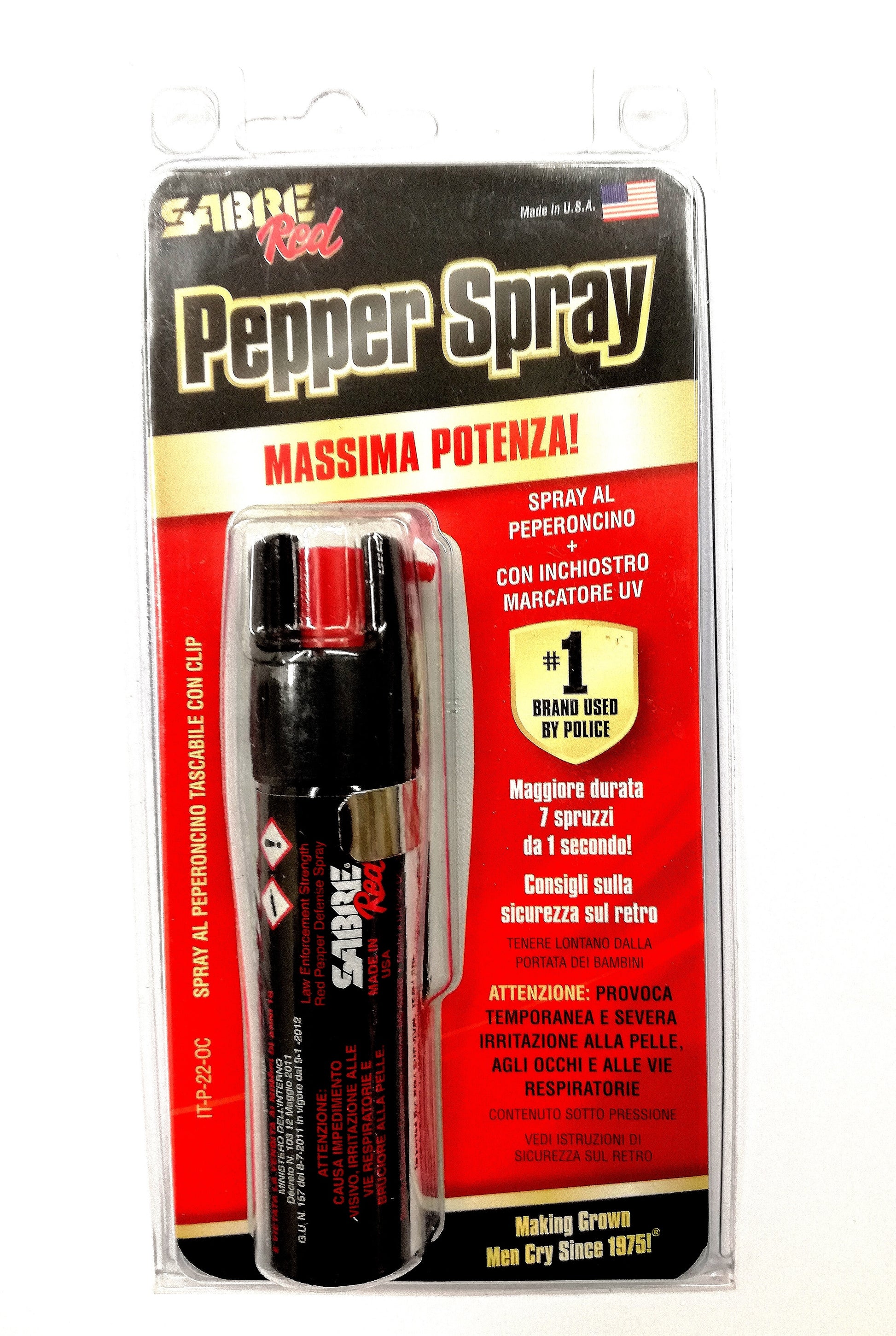 Spray al peperoncino con marcatore per autodifesa 0197/201