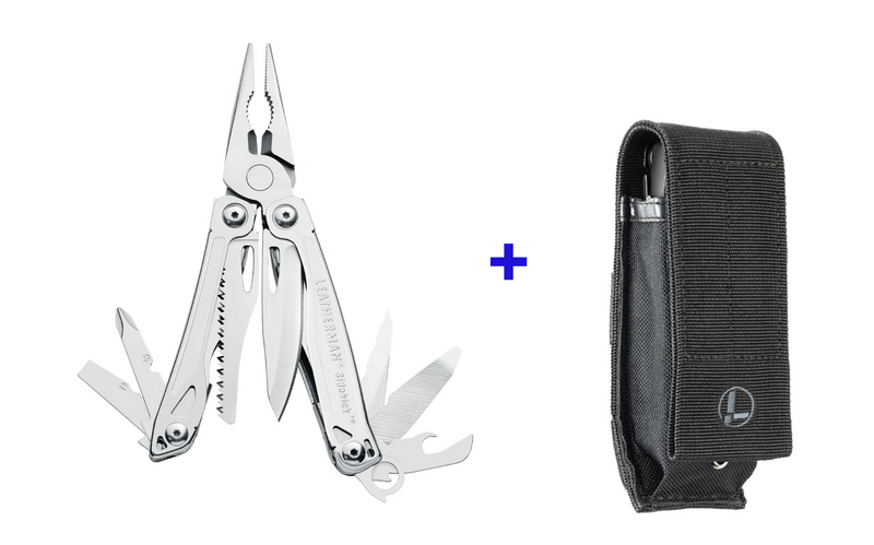 Leatherman pinza multiuso Sidekick 14 utensili con fodero naylon LTG831439