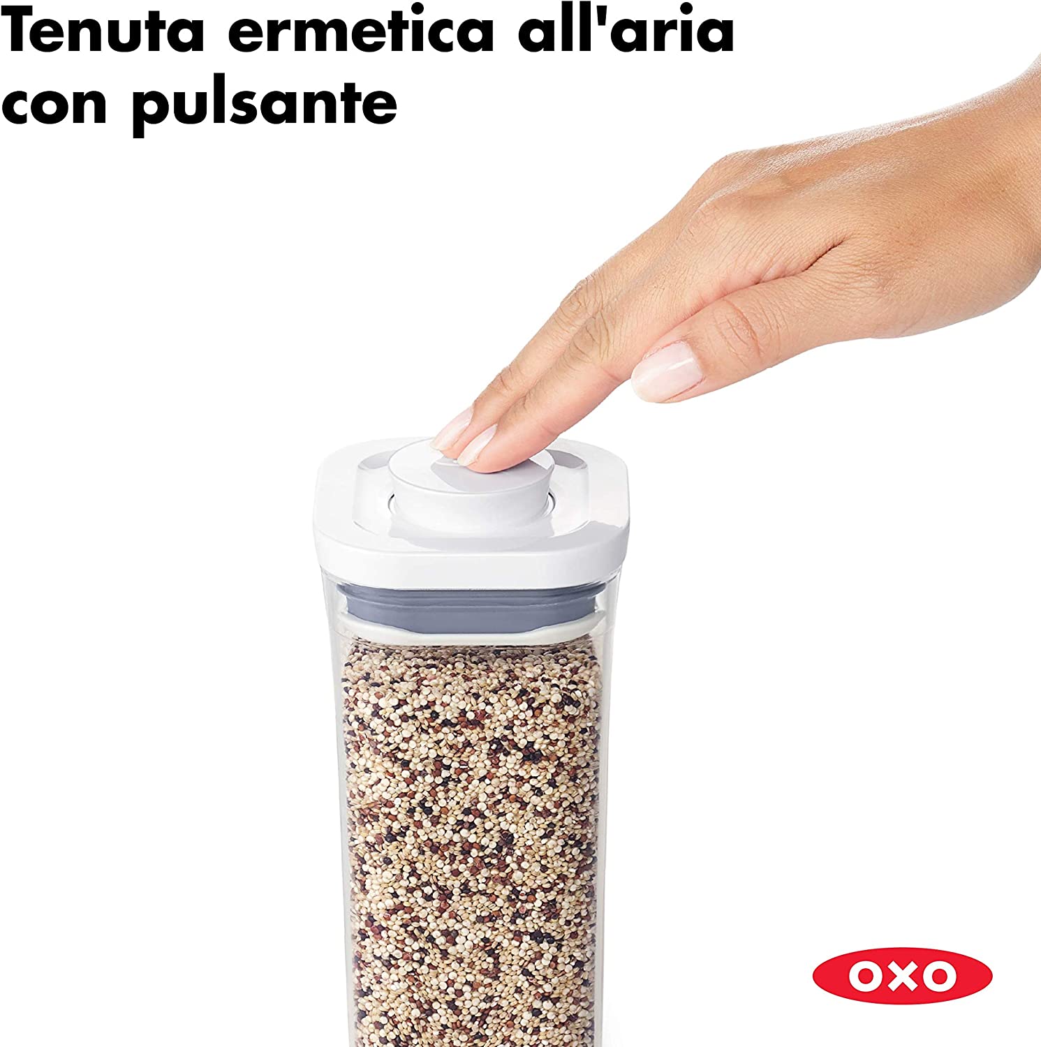 Pop OXO contenitore per dispesa apribile con una mano 1,1 L