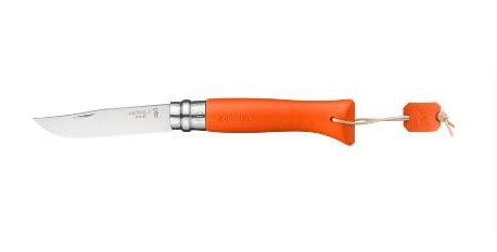 Opinel coltello N°08 Limited Edition Cuoio Arancione