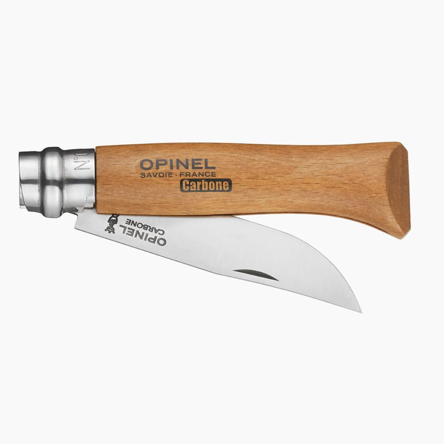 Opinel coltello da tasca No. 8 Luxury Range con fodero in pelle, acciaio al  carbonio