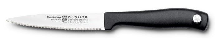 Wusthof coltello Spelucchino ondulato 10 cm. Silverpoint 4052