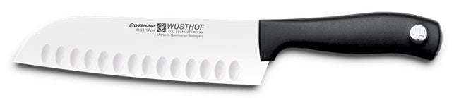 Wusthof coltello cuoco Santoku alveolato 17 cm. Silverpoint 4184