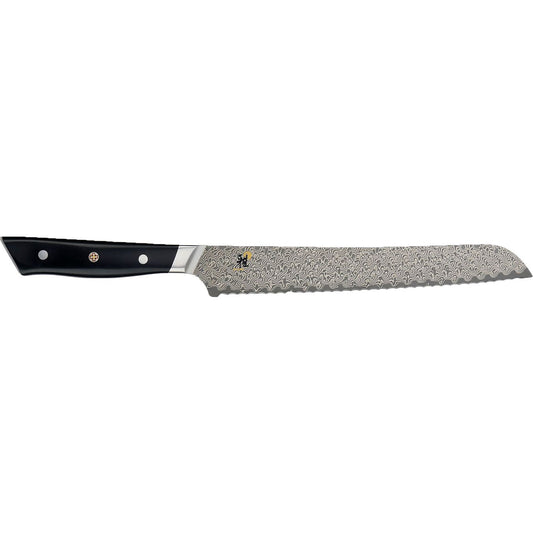 Miyabi 800 DP Hibana damascato coltello odulato per pane 36,8cm.