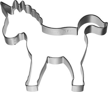Stampino tagliapasta a forma di Unicorno cm 10x8 5521441