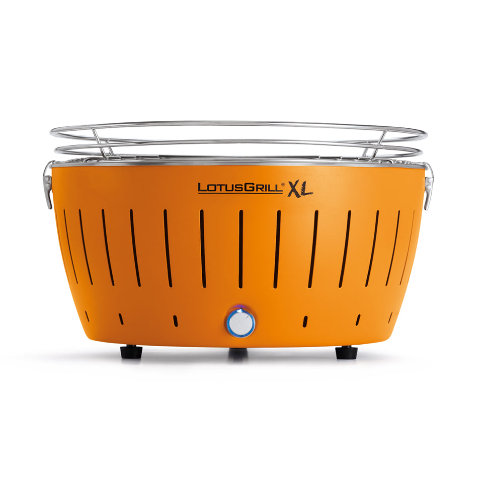 Lotus Grill XL Barbecue Portatile senza Fumo Arancio