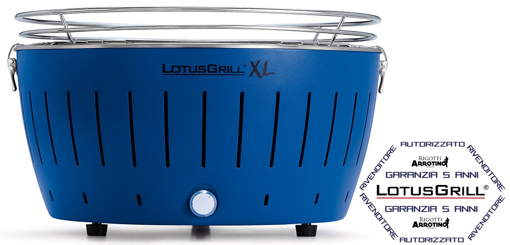 Lotus Grill XL Barbecue Portatile 2019 Blu alimentazione USB