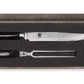 Set da arrosto coltello e forchettone Kai Shun Damascato DMS200