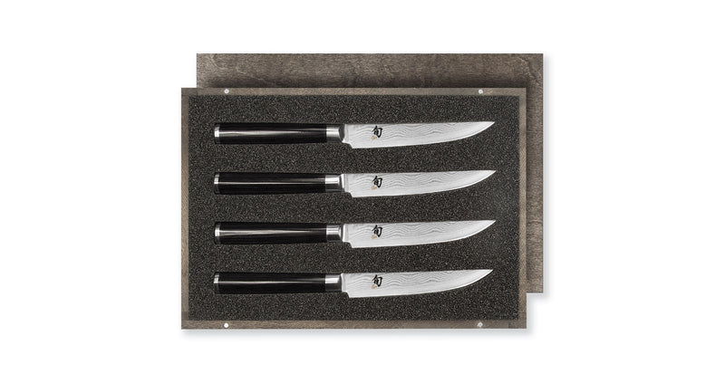 KAI Shun Classic Set DMS-400 – 4 Coltelli da Bistecca Damascati DM-0711