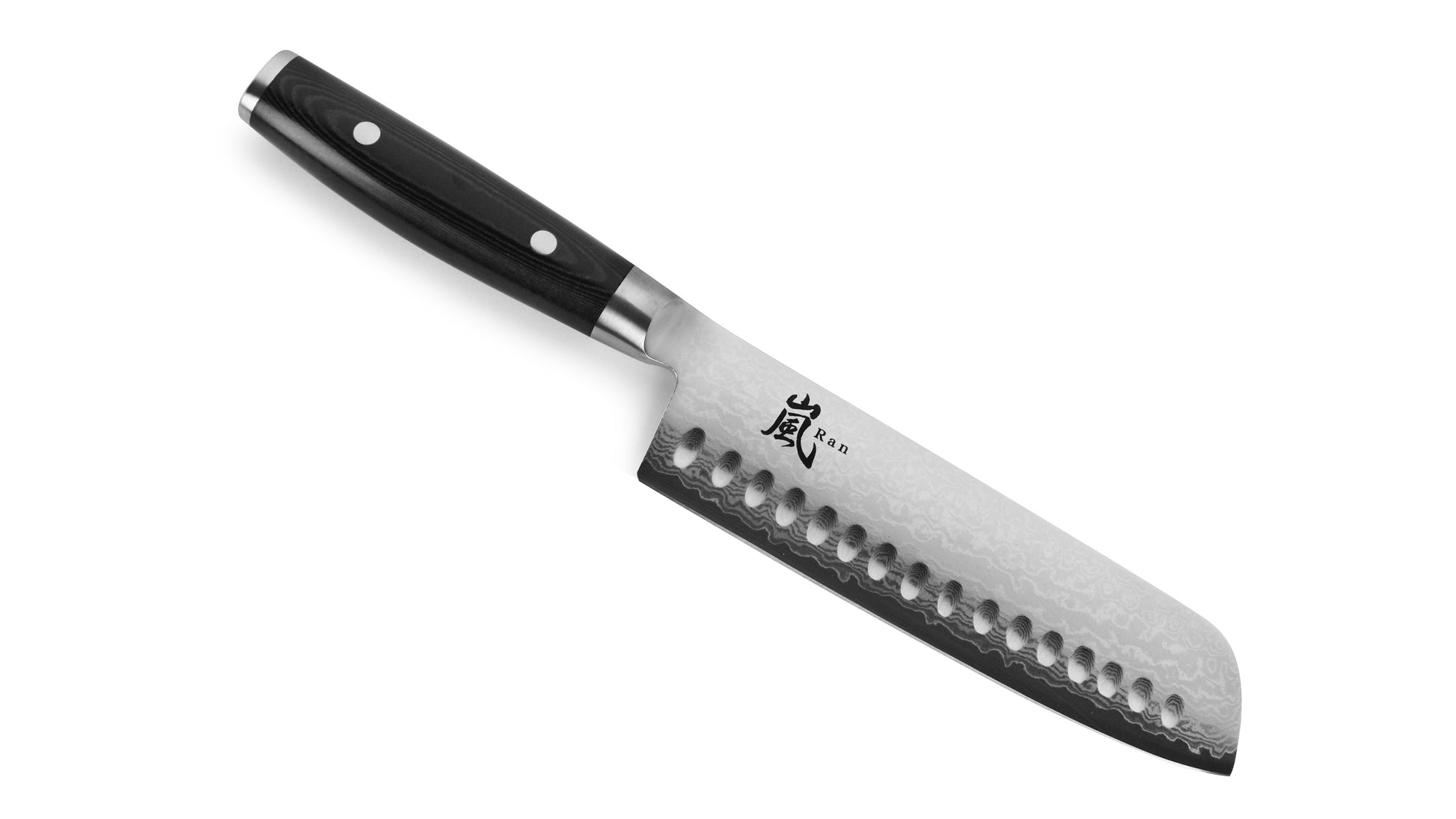 Yaxell Ran coltello Nakiri alveolato lama 18 cm damascato 36004G